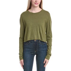 Labiz Womens  Jersey Long Sleeve Top, Green